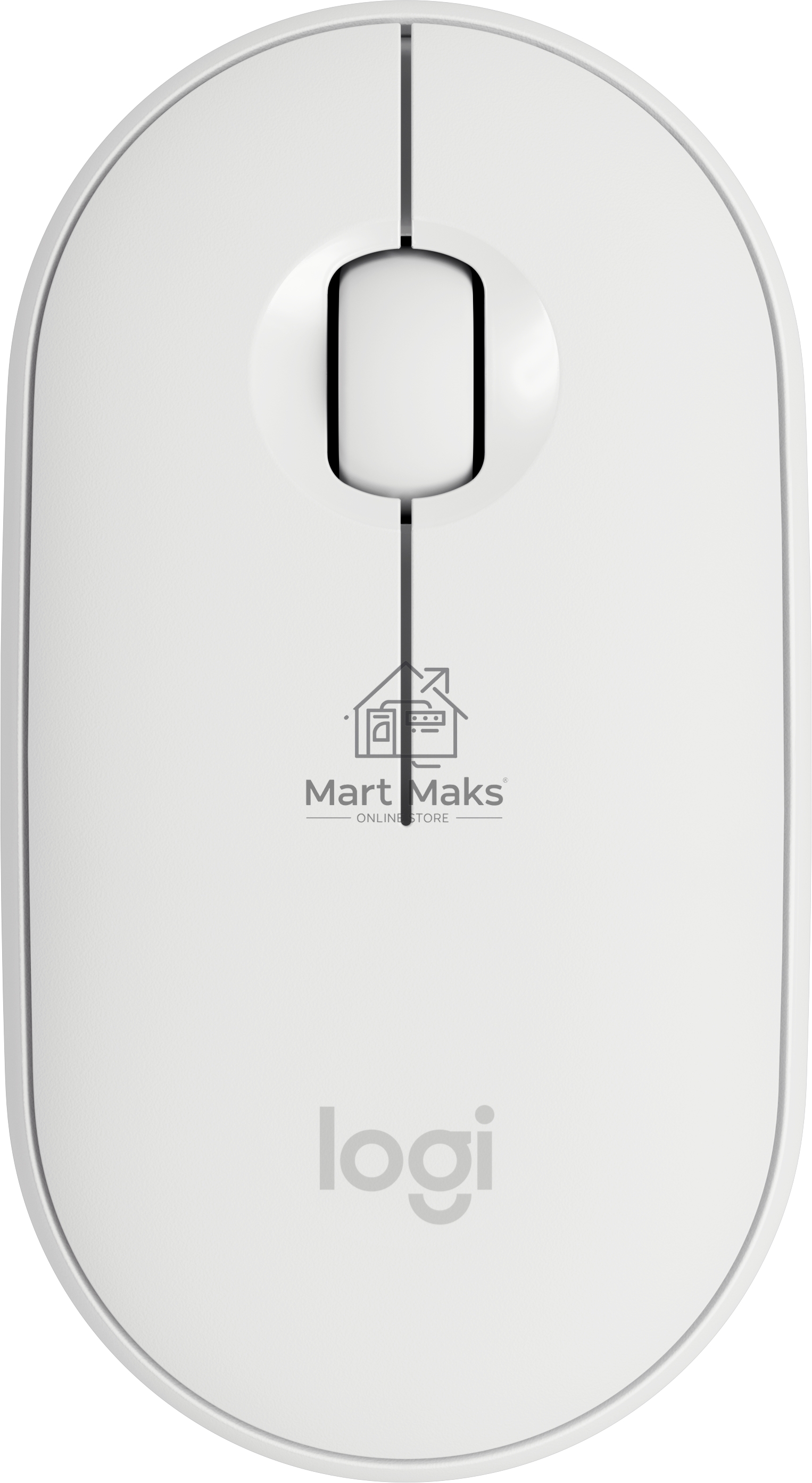 Мышь беспроводная Logitech Pebble M350 белый, 1000 dpi, радиоканал, Bluetooth, USB, кнопки - 3
