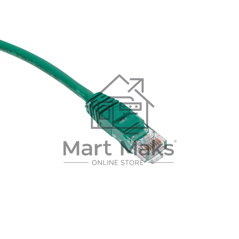 Патч-корд U/UTP Rexant cat.5e, RJ45-RJ45, 26AWG, ZH нг(А)-HF, зеленый, 0,3 м