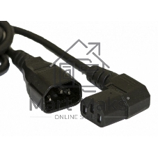 Кабель питания IEC 320 C19 - IEC 320 C20 (3x1.5), 16A, прямая вилка, 1м, черный Hyperline PWC-IEC19-IEC20-1.0-BK