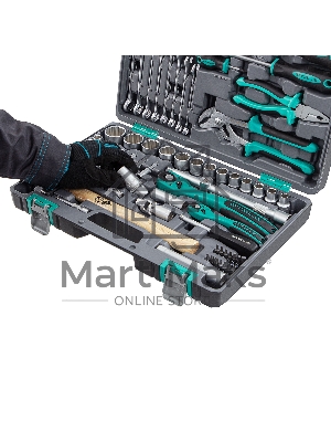 Набор инструментов 76 предметов 12 гранные головки 14116 STELS