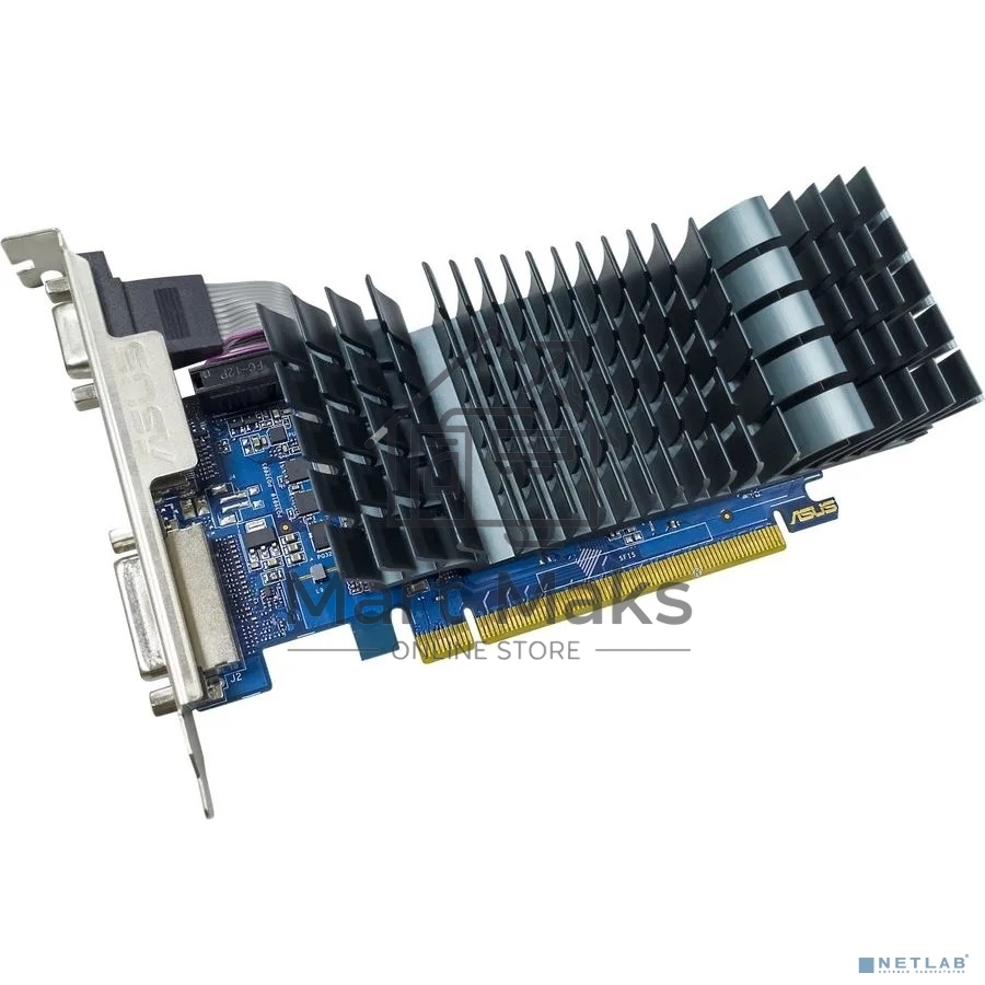 Видеокарта Asus PCI-E GT710-SL-2GD3-BRK-EVO NVIDIA GeForce GT 710 2048Mb 64 DDR3 954/5012 DVIx1 HDMIx1 CRTx1 HDCP Ret low profile