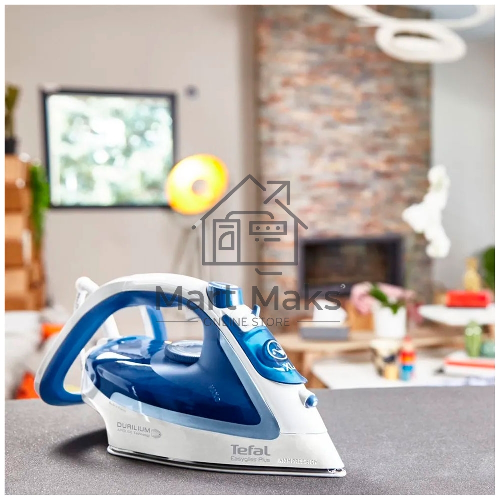 Утюг Tefal FV5736E0 2500Вт, 220г, синий