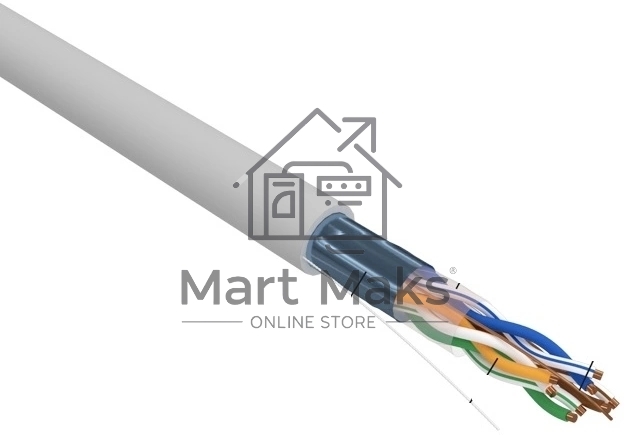 Кабель информационный PROconnect 01-0143 кат.5E UTP 4 пары 24AWG PVC внутренний 305м серый