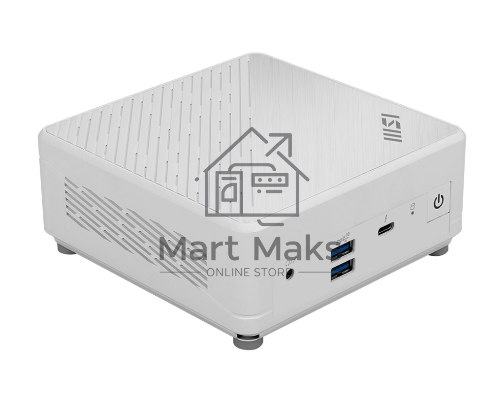 Неттоп MSI Cubi 5 12M-031BRU i5 1235U (1.3) Iris Xe noOS 2xGbitEth WiFi BT 65W белый (936-B0A812-218)