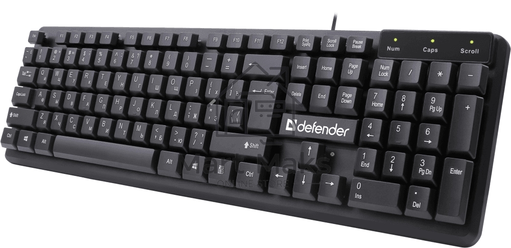 Клавиатура Defender Symbol HB-559 RU проводная USB черный