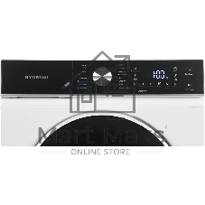 Стиральная машина Hyundai WFD8216 белый, загрузка фронтальная 8/5 кг (с сушкой), 1200 об/мин, класс: A+++