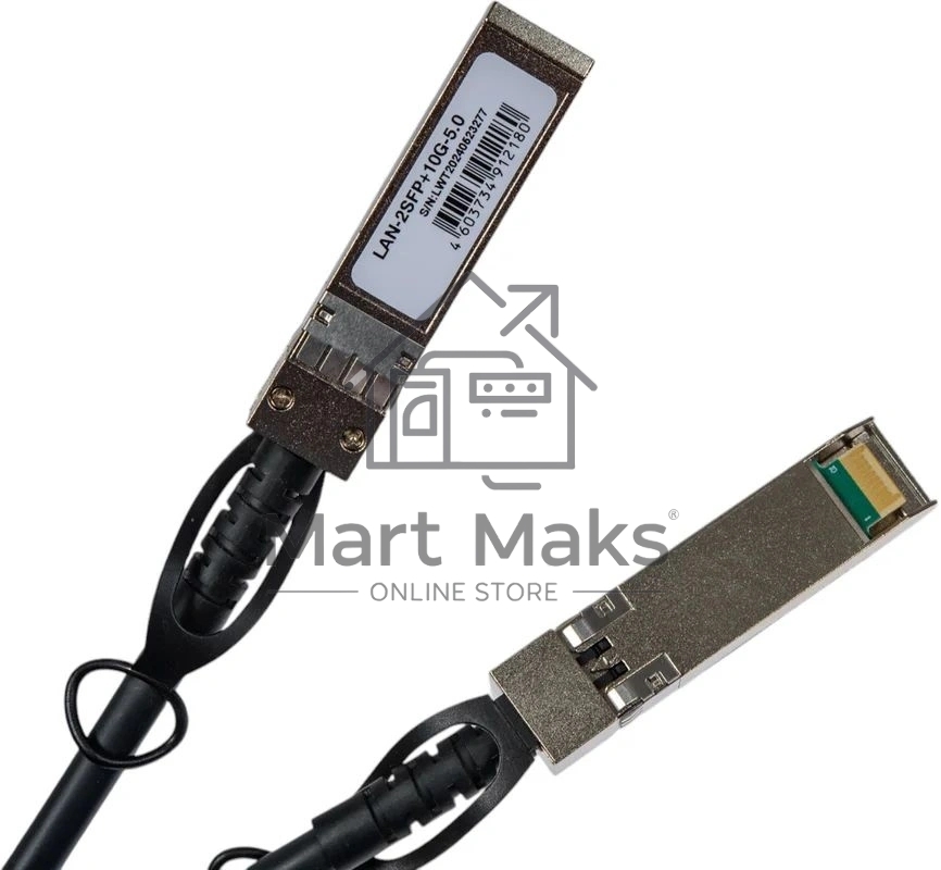 Сборка кабельная LANMASTER LAN-2SFP+10G-5.0 SFP+-SFP+ 5м черный