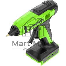 Пистолет клеевой аккумуляторный GreenWorks G24GLG, 24V, 11 мм, без АКБ и ЗУ (3502207)