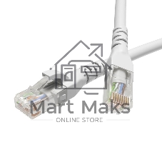 Патч-корд неэкранированный CAT6 U/UTP 4х2 LSZH белый 1м Патч-корд неэкранированный CAT6 U/UTP 4х2 LSZH белый 1м