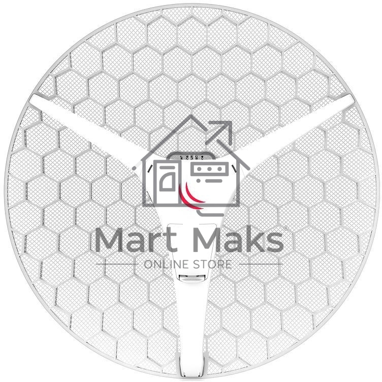 Точка доступа MikroTik Pack of 4x LHG XL 5 ac with 27dBi 5GHz antenna, Dual Chain 802.11ac wireless, 716MHz CPU, 256MB RAM, 1x Gigabit LAN, POE, PSU, RouterOS L3