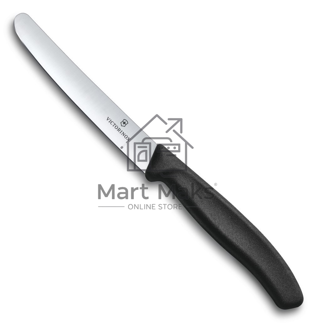 Нож кухонный Victorinox Swiss Classic (6.7803) стальной для овощей лезв.110мм прямая заточка черный
