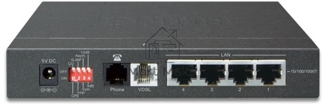 Конвертер Ethernet в VDSL2 VC-234G, внешний БП 4-Port 10/100/1000T Ethernet to VDSL2 Bridge - 30a profile w/ G.vectoring, RJ11