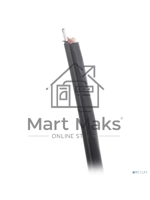 Кабель SkyNet Premium UTP outdoor 4x2x0,51 на тросу, медный, FLUKE TEST, кат.5e, однож., 305 м, на катушке, черный