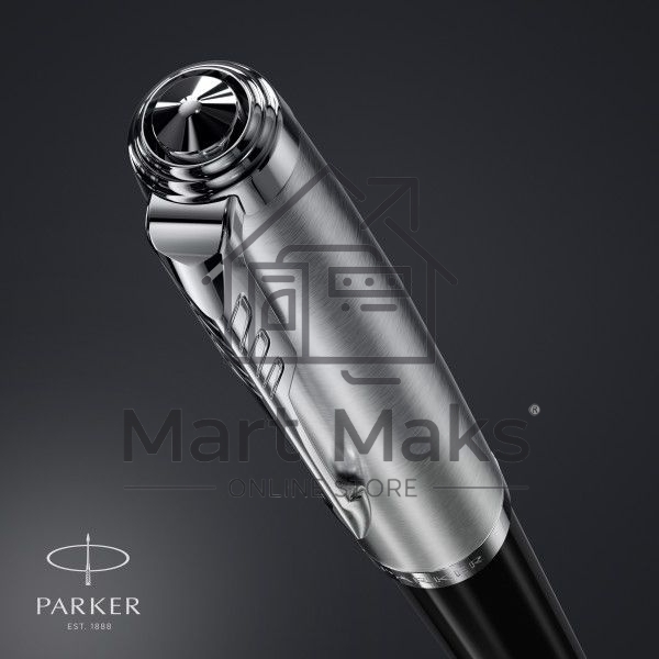 Ручка перьевая Parker 51 Core (CW2123491) Black CT F сталь нержавеющая, подарочная коробка