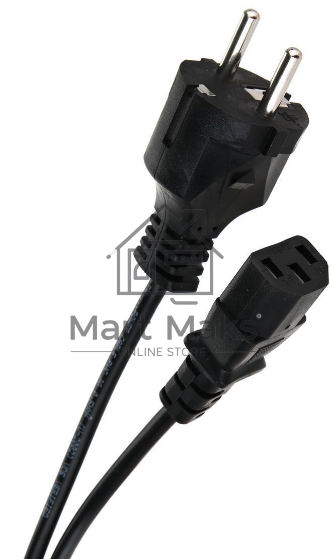 Кабель компьютер - розетка 1.8m 220V (Европейский стандарт) VCOM/TELECOM