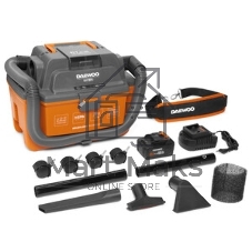 Строительный пылесос Daewoo DAVC 1621Li SET 200Вт (уборка: сухая/сбор воды/выдув) оранжевый