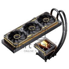 Система жидкостного охлаждения Water Cooling System JONSBO TX-360 Black (325W, 360mm, LED, Black, ARGB/ Fans: 3x120mm, 62.4CFM, 37.3dBA, 2400RPM/ Pump height 70.6mm, 5000RPM, Rad thickness 27mm/ S: 1851, 17XX, 1200, 115X, AM5, AM4)
