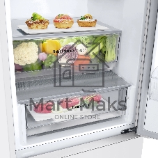 Холодильник LG GC-B509AQQW белый двухкамерный 277/110л морозилка снизу, No Frost