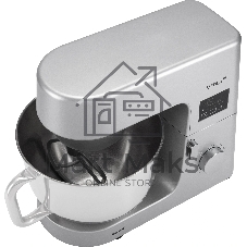 Миксер Vitek VT-PM0550 серебристый, стационарный, 2000 Вт, 6.2 л, 6 скоростей