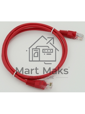 Патч-корд molded 5E Copper 1m красный