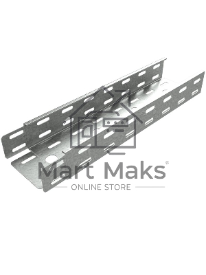 Лоток листовой перфорированный 400х50 L3000 сталь 1мм LP50х400х1.0 