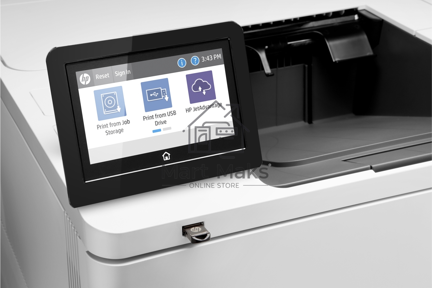Принтер лазерный HP LaserJet Enterprise M611dn (7PS84A), A4, ч/б, печ. до 61 стр/мин., 1200 x 1200 dpi, USB, RJ-45