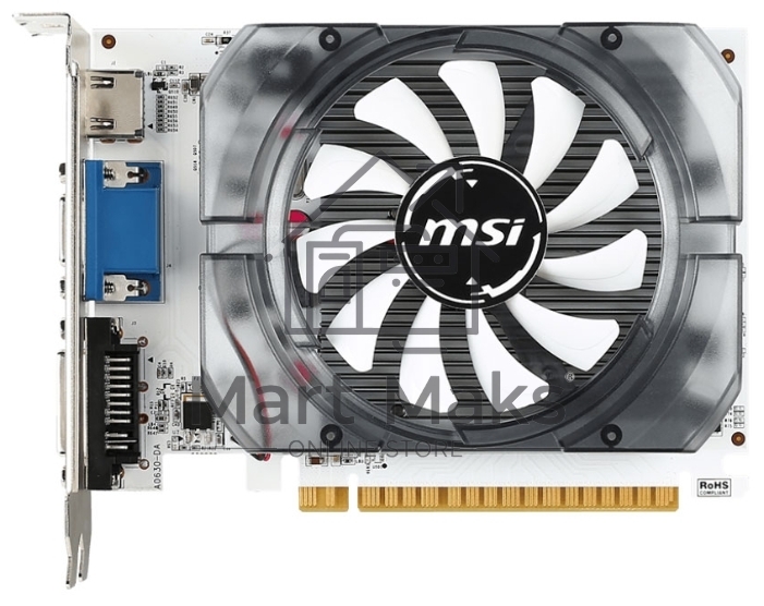 Видеокарта MSI PCI-E N730-4GD3V2 nVidia GeForce GT 730 4096Mb 128bit DDR3 700/1000 DVIx1/HDMIx1/CRTx1/HDCP Ret