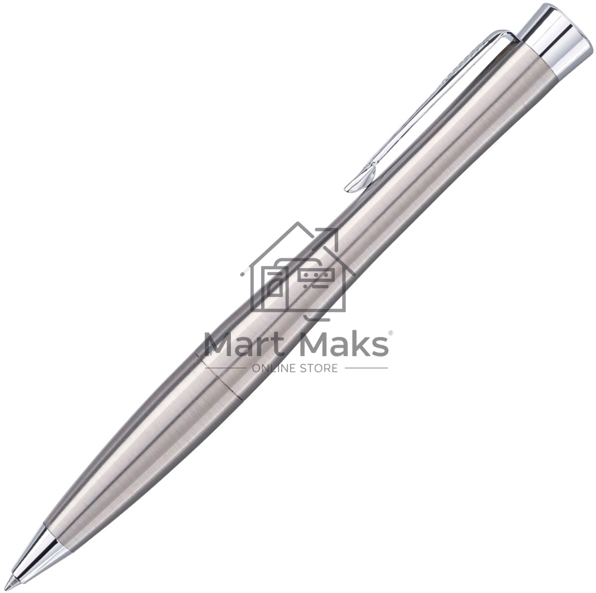 Ручка шариковая Parker Urban Core K314 (CW2143641) Metro Metallic CT M, синие чернила, подарочная коробка