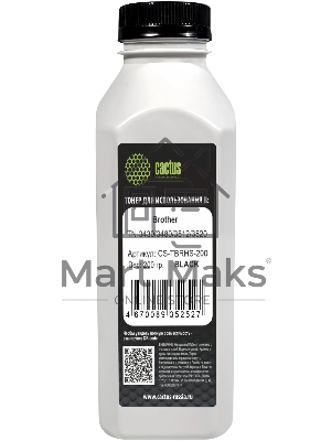 Тонер Cactus CS-TbRHS-200 черный флакон 200гр. для принтера Brother TN-3430/3480/3512/3520