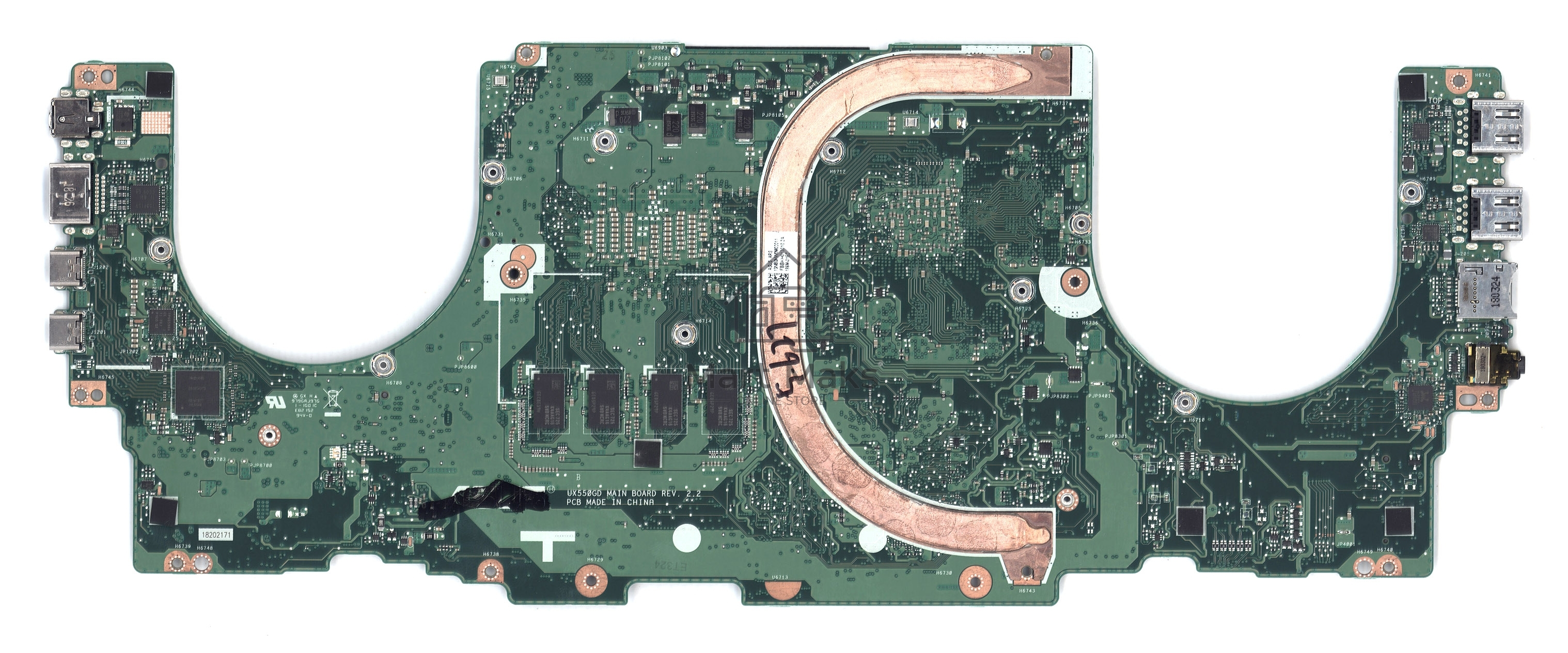 Материнская плата для Asus UX550GDX 16G/I9-8950HK 90NB0I70-R00030