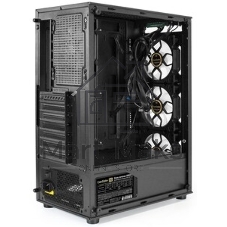 Компьютерный корпус Miditower ExeGate i3 BASE-NPX700 (ATX, БП 700NPX с вент. 12 см, с окном, 1*USB+1*USB 3.0, аудио, 4 вент. 12см с RGb подсветкой)