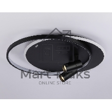 Светильник Ambrella light FL51393/1+2 BK черный 3000K-6400K 65W 560*480*120 (ПДУ РАДИО 2.4G)