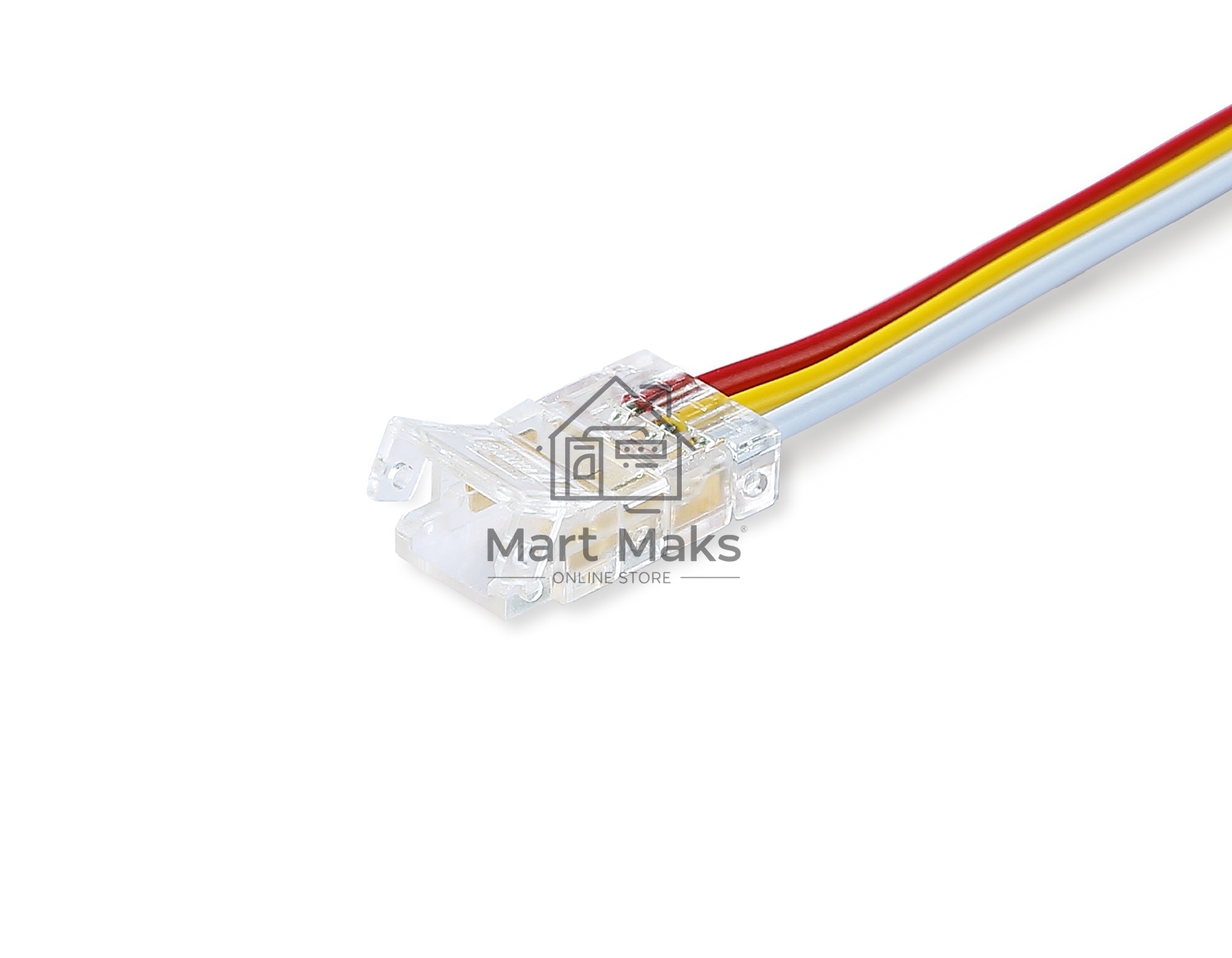 GS7911 Соединитель гибкий двухсторонний COB CCT 12/24V для лент 8mm (3 конт.) (5шт)