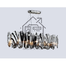 Светильник Ambrella light LH31205/12 SN/SM сатин никель/дымчатый E14*12 max 40W 1000*340*270