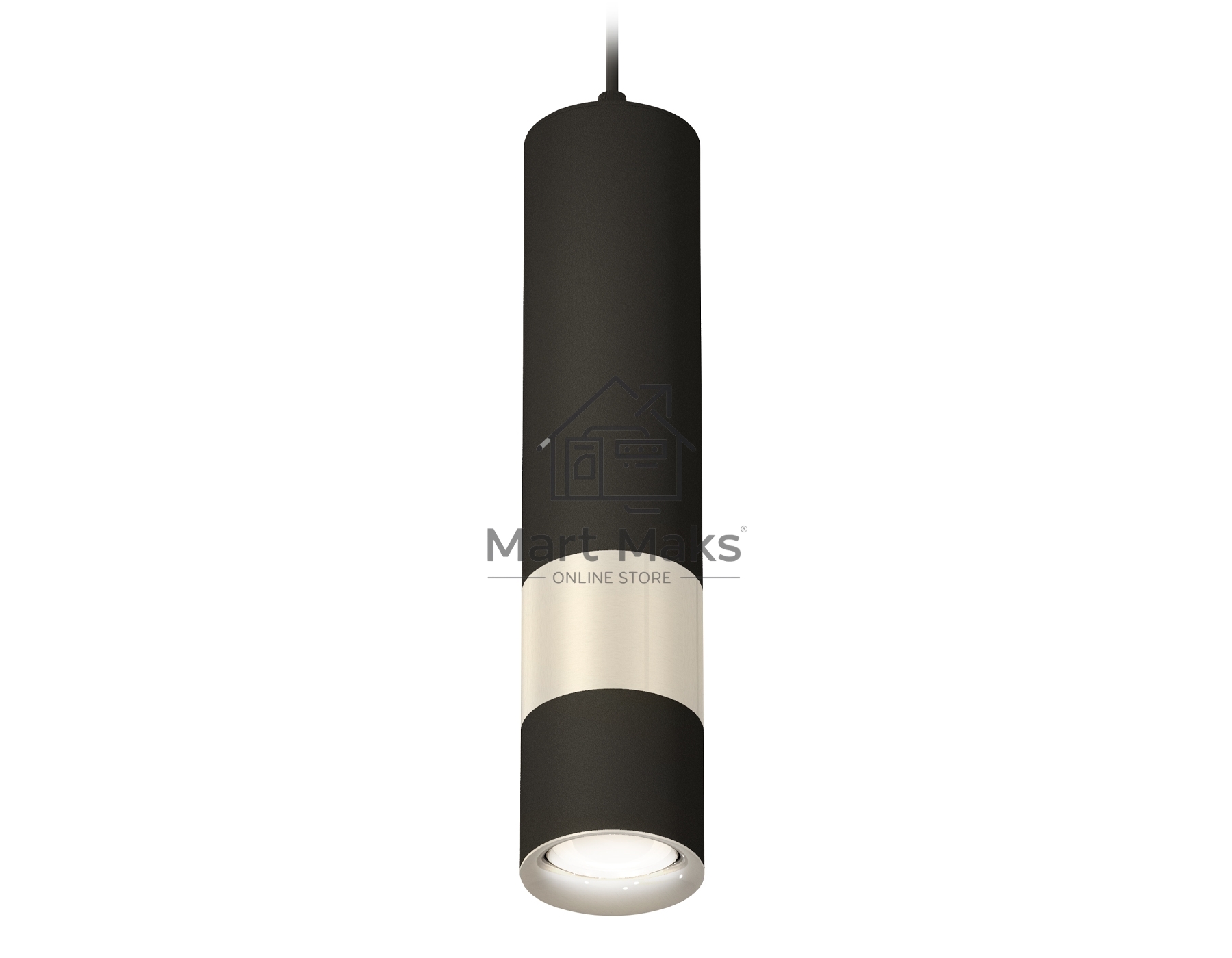 Светильник Ambrella Light XP7402090 SBK/PSL черный песок/серебро полированное MR16 GU5.3