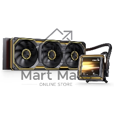 Система жидкостного охлаждения Water Cooling System JONSBO TX-360 Black (325W, 360mm, LED, Black, ARGB/ Fans: 3x120mm, 62.4CFM, 37.3dBA, 2400RPM/ Pump height 70.6mm, 5000RPM, Rad thickness 27mm/ S: 1851, 17XX, 1200, 115X, AM5, AM4)