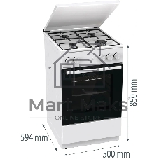 Плита Газовая Gorenje GG5A14WJ белый