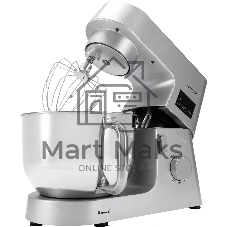 Миксер Vitek VT-PM0550 серебристый, стационарный, 2000 Вт, 6.2 л, 6 скоростей