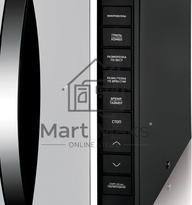 Микроволновая печь BBK 23MWG-850T/B-M черный, 23 л, 800 Вт, кнопки