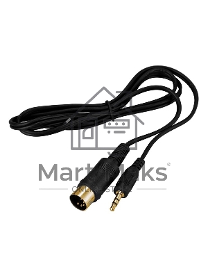 Шнур Rexant DIN 5 Pin - Stereo 3,5 мм, длина 1,5 метра (GOLD)