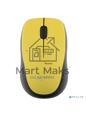 Мышь беспроводная Gembird MUSW-360-LM желтый, 1000 dpi, радиоканал, USB, кнопки - 3