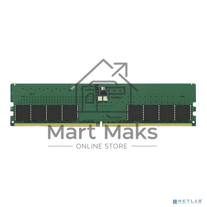 Оперативная память Kingston ValueRAM, DDR5, 32GB (1x32GB), 5600MHz, CL46, DIMM