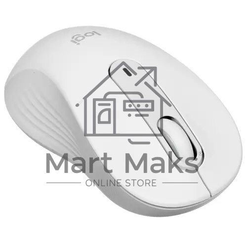 Мышь беспроводная Logitech Signature M650 белый, 4000 dpi, радиоканал, Bluetooth, USB, кнопки - 5