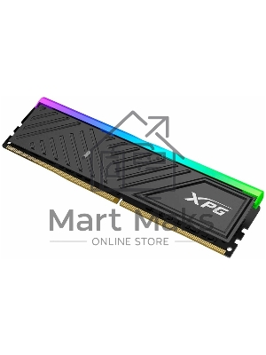 Оперативная память XPG Gaммix D35, DDR4, 8Gb (1x8Gb), 3600MHz, CL18, DIMM, с радиатором, черный