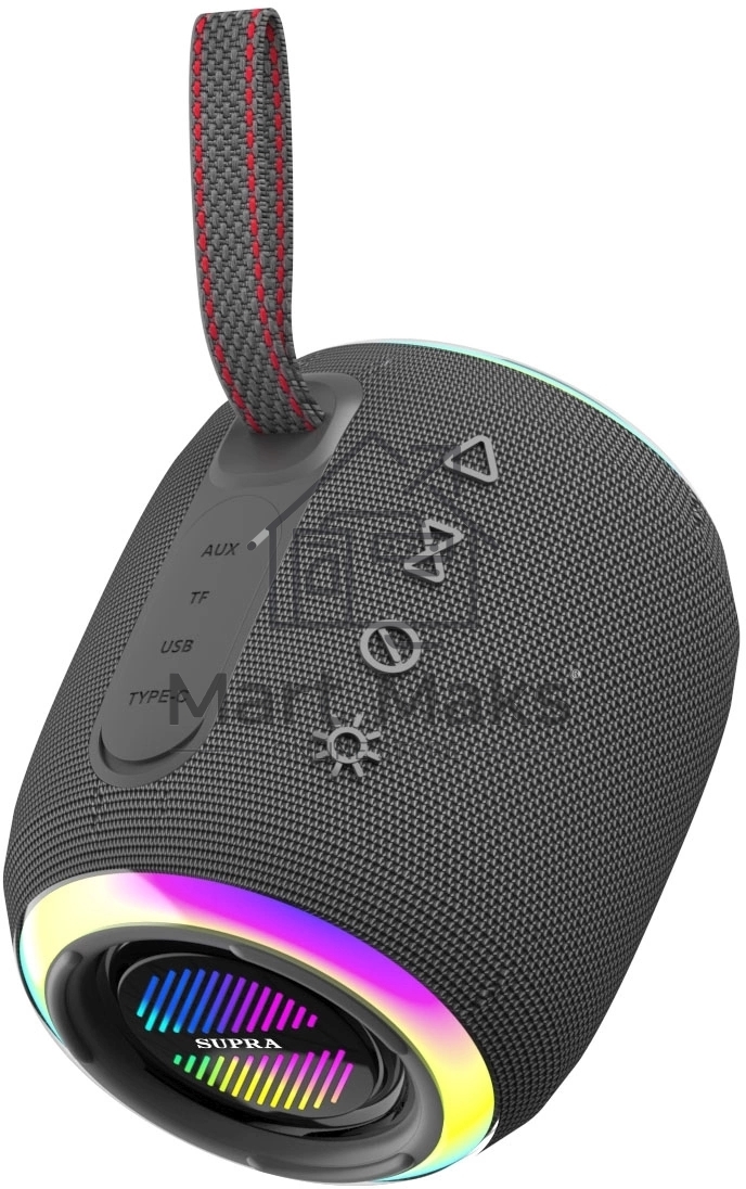 Аудиомагнитола SUPRA BTS-515 черный 20Вт MP3 FM(dig) USB BT microSD