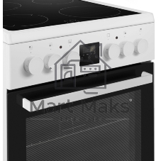 Плита электрическая Maunfeld MEC55CW08D белый, конфорок 4 шт, духовка 60 л, 50 см x 85 см x 60 см
