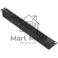 Блок розеток горизонтальный ExeGate ServerPro PDU-19H007 Al-12C13-C20, 19
