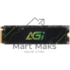 Накопитель SSD AGI AGI1T0G43AI818, 1Tb, PCIe 4.0 x4, M.2 2280, NVMe, R/W 4700/2800
