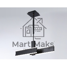 Светильник Ambrella light FA6667 BK черный 42W 3000K-6400K 640*30*900 (Без ПДУ)