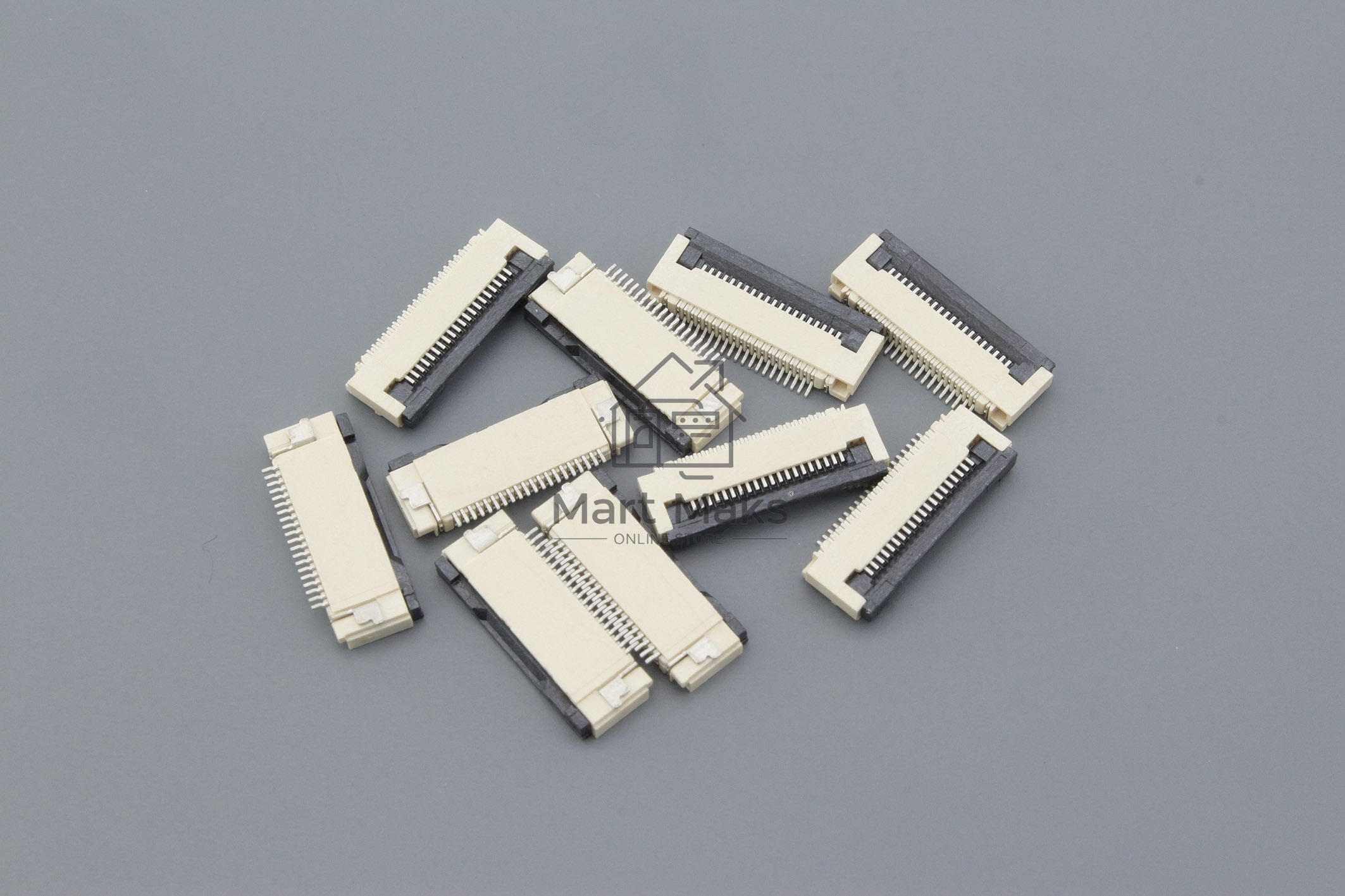 Разъем FPC Flip-Lock 0510-20RLGF 20 pin высота 1мм шаг 0,5мм 10 шт